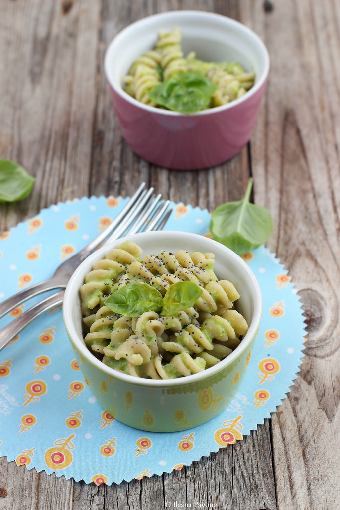 Pasta con crema di piselli