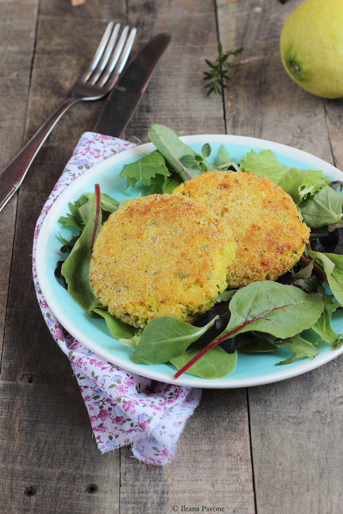 Burger di miglio e ricotta