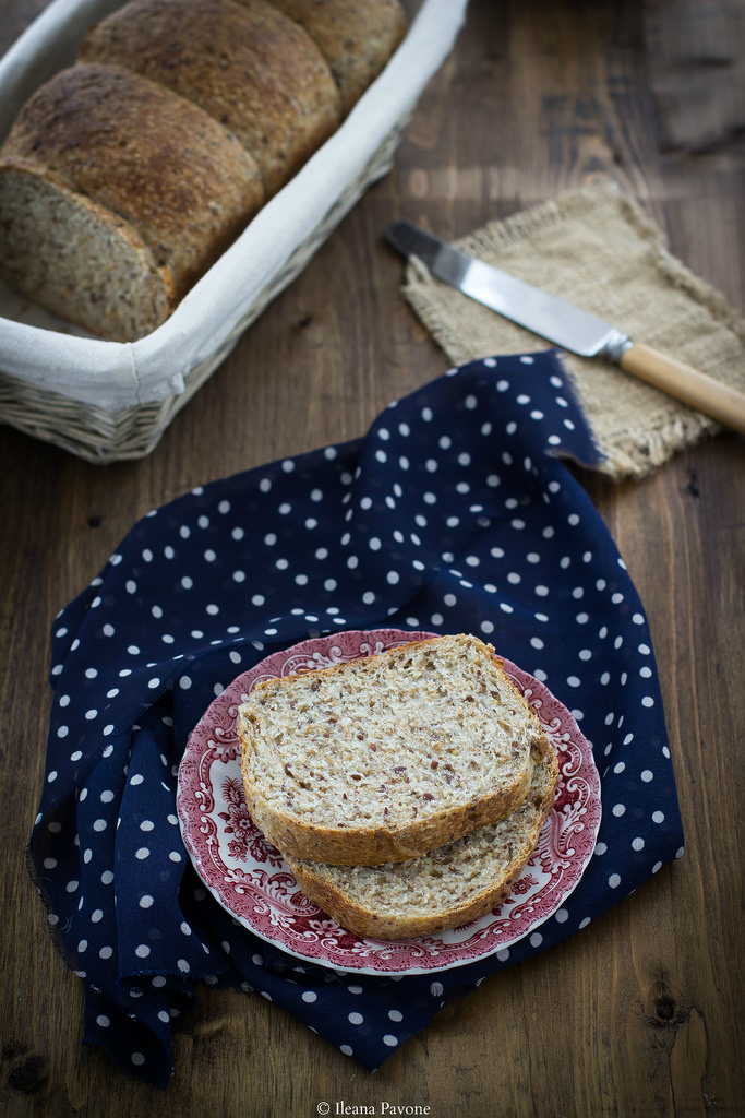 Pane semi integrale ai semi di lino