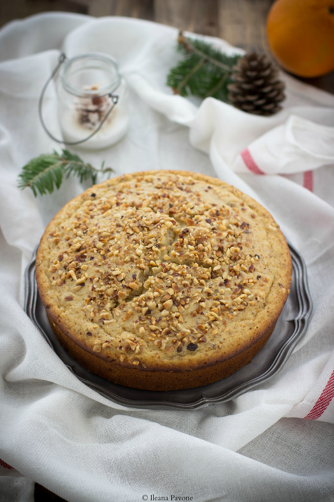 Torta vegan all'arancia con malto di riso