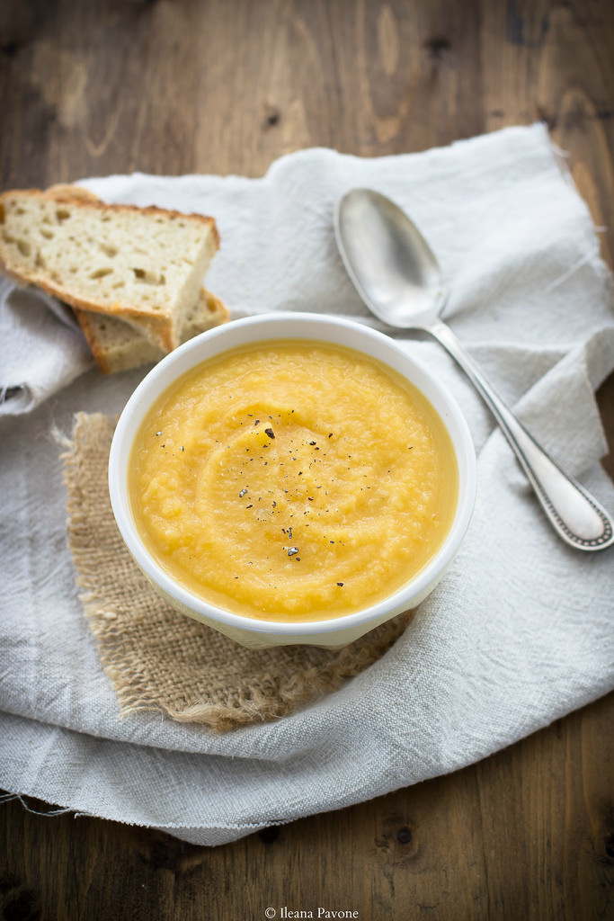 Vellutata di sedano rapa e zucca